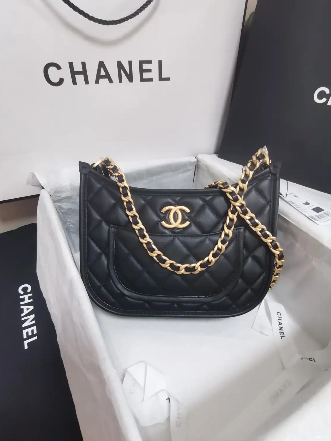 Firstbag Ru CHANEL HOBO HANDBAG-20*24*6cm 0505